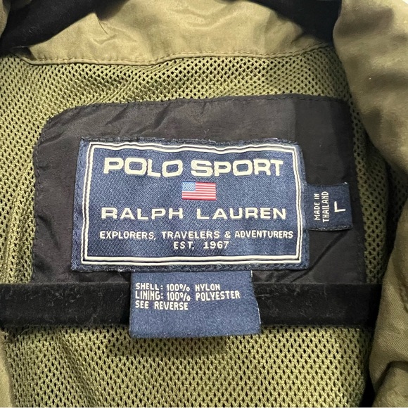 Vintage 90s Polo Sport Ralph Lauren Windbreaker Jacket - Picture 4 of 9